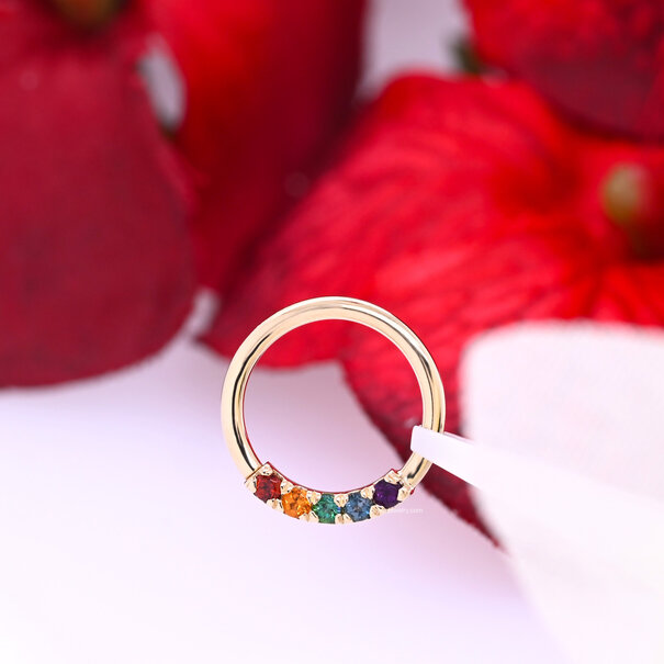 Rainbow Blaze Ring