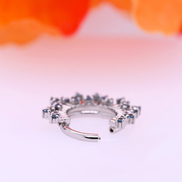 BVLA Frozen with Ice Blue Diamond | Ocean Blue Diamond
