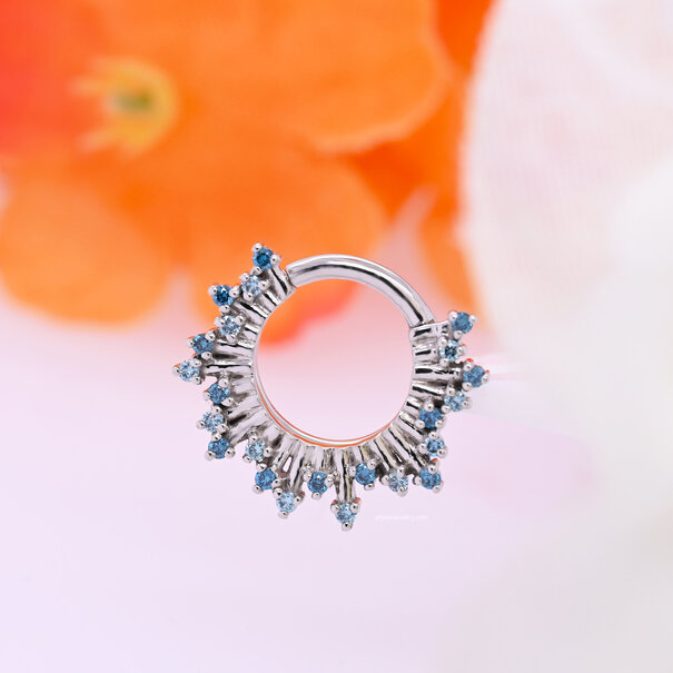 BVLA Frozen with Ice Blue Diamond | Ocean Blue Diamond