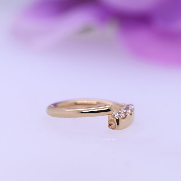 BVLA Blaze Ring with Diamond