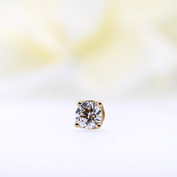 BVLA Prong-set Diamond 4mm