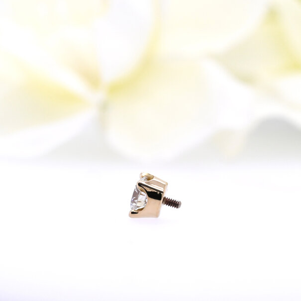 BVLA Prong-set Diamond 4mm