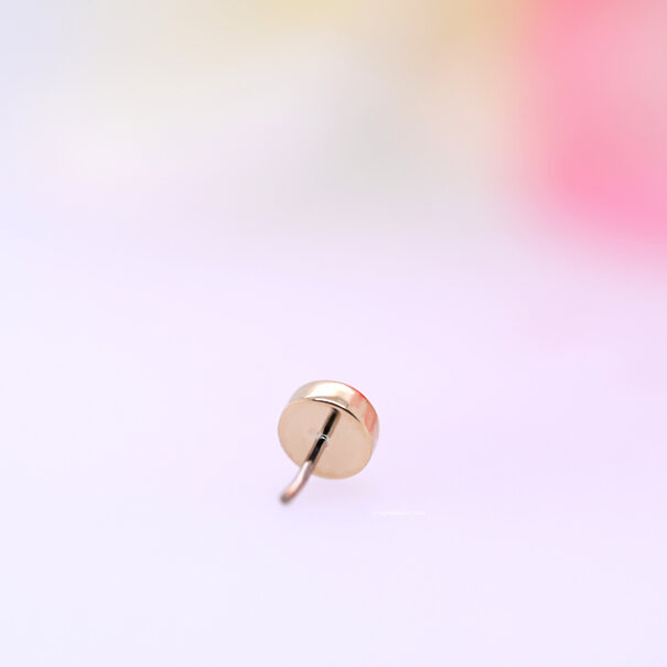 BVLA Micro Pave Disc with Rhodolite