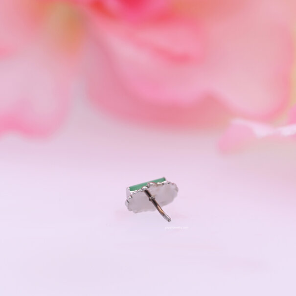 BVLA Beaded Baguette with Chrysoprase