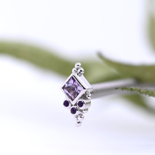 Sarai Princess with Amethyst | Light Amethyst