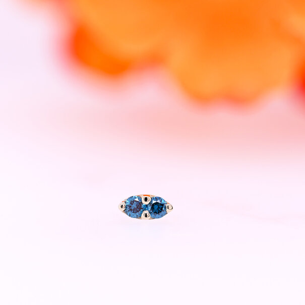 BVLA Marquise Illusion with Ocean Blue Diamond