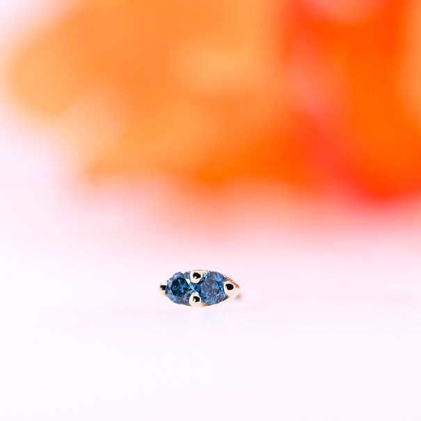 BVLA Marquise Illusion with Ocean Blue Diamond