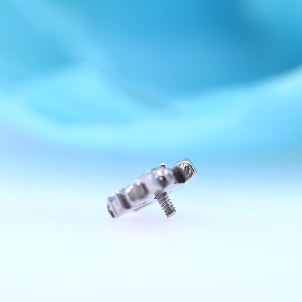 Jessamine with Swiss Blue Topaz