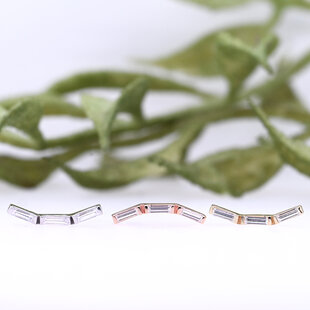 Trix with White Cubic Zirconia