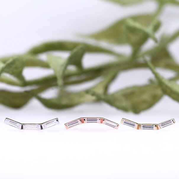 Trix with White Cubic Zirconia