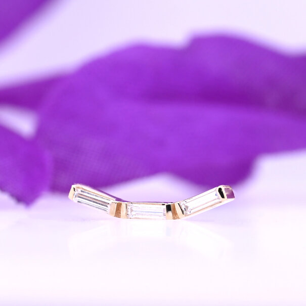 Trix with White Cubic Zirconia