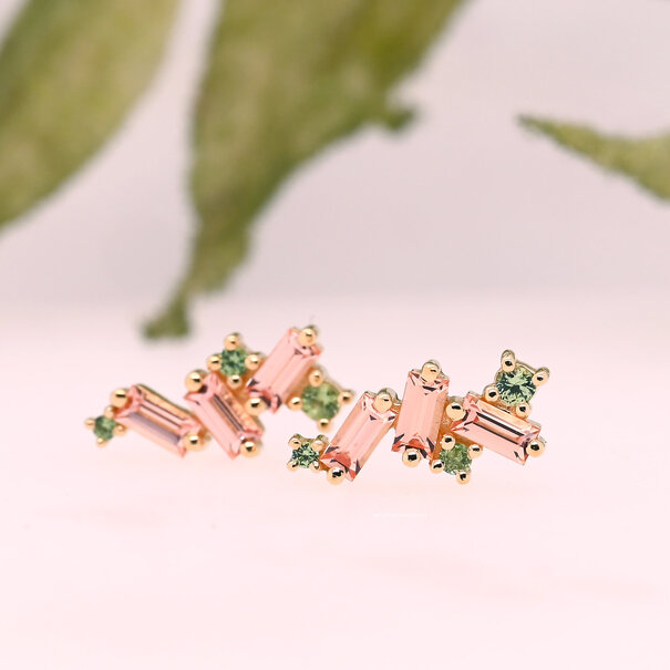 BVLA Mini Genesis with Champagne Sapphire | Tsavorite