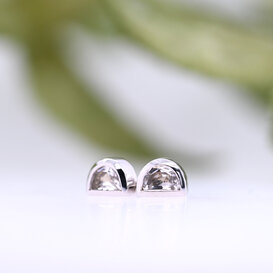 Half Moon Bezel with Crystal Quartz