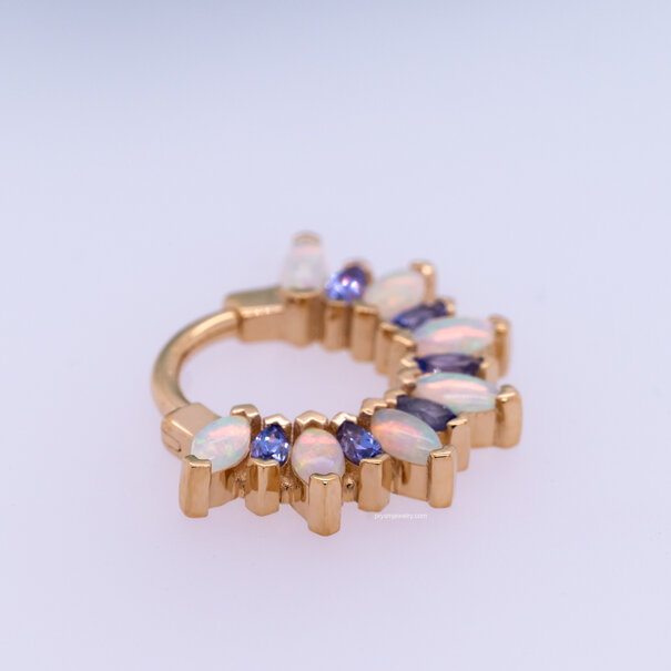 Alt Sweet Dreams with Tanzanite | White Opal