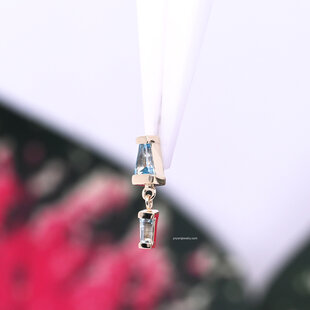 Duality with Swiss Blue Topaz