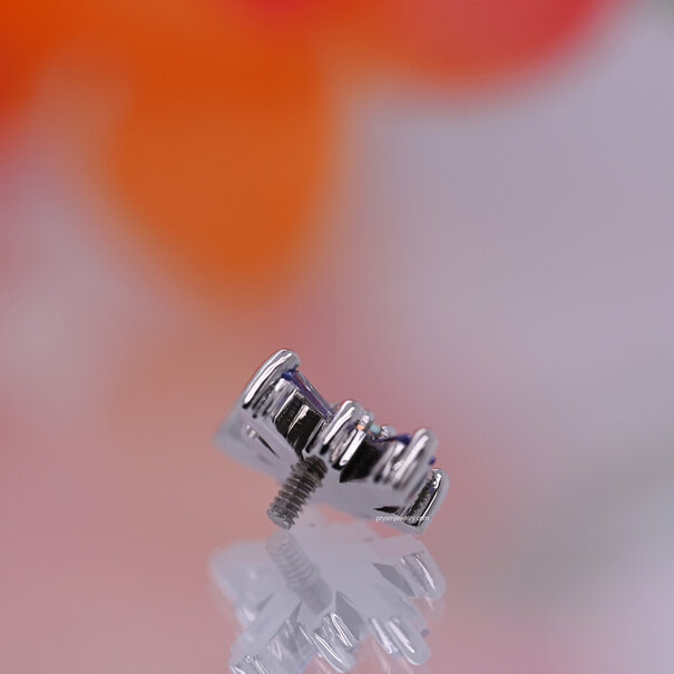 BVLA Half Mininova with White Cubic Zirconia | Tanzanite | Mercury Mist Topaz