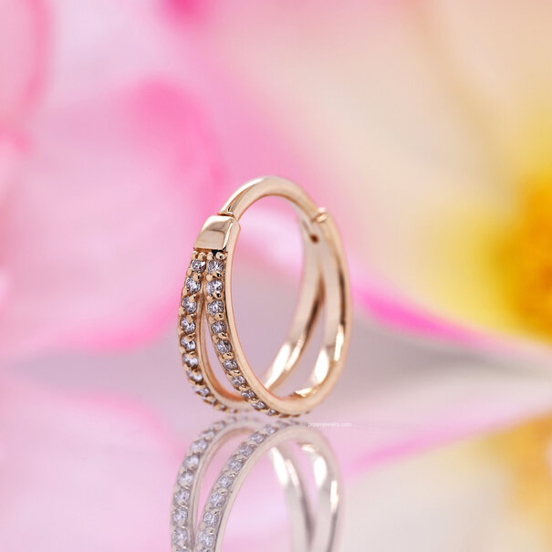 BVLA Spectra | Yellow Gold with White Diamond