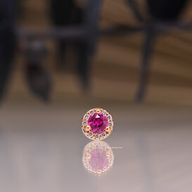 Halo with Vietnamese Ruby | Diamond