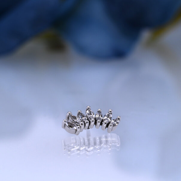 BVLA Tiny Athena with White Cubic Zirconia