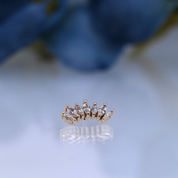 BVLA Tiny Athena with White Cubic Zirconia