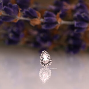 Santa Caterina with White Cubic Zirconia