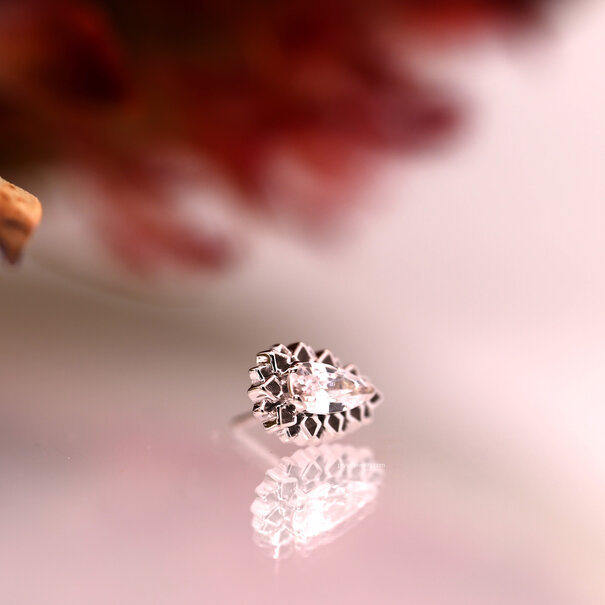 Shanga Gioielli Santa Caterina with White Cubic Zirconia