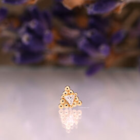 Triangle Alisea 3 with White Cubic Zirconia