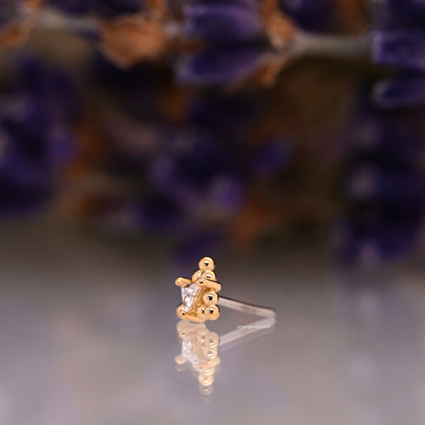 Shanga Gioielli Triangle Alisea 3 with White Cubic Zirconia