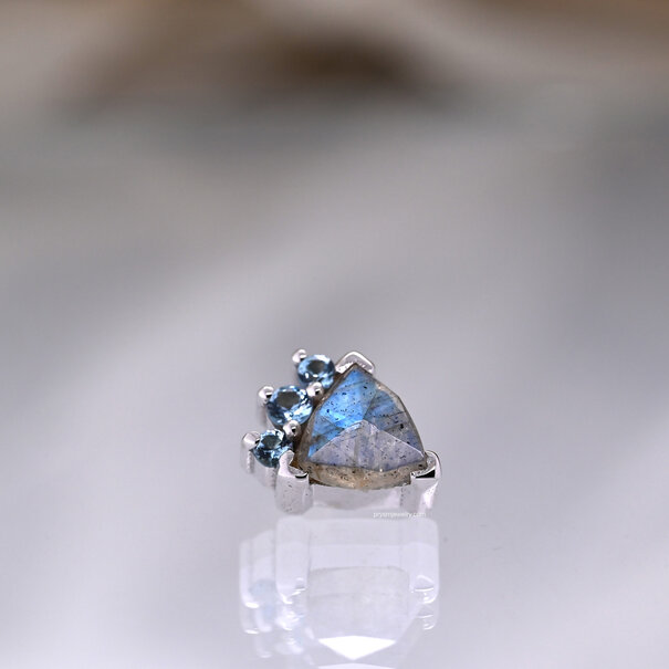 BVLA Micol with Labradorite | Swiss Blue Topaz