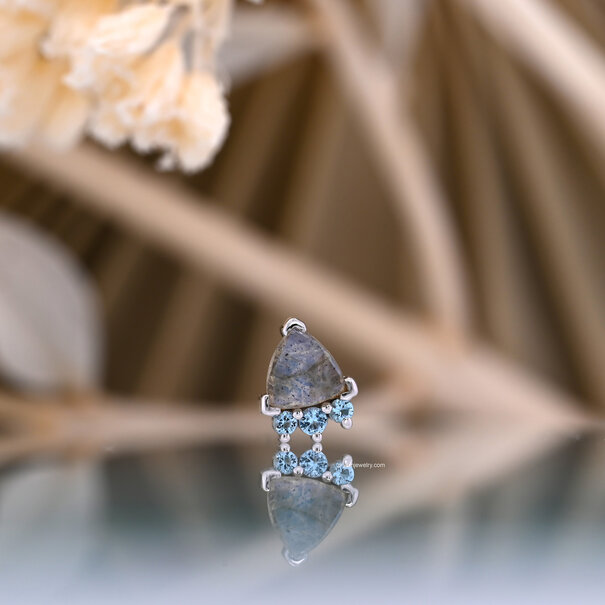 BVLA Micol with Labradorite | Swiss Blue Topaz