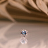 Sun Big with Swiss Blue Topaz