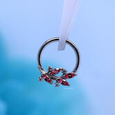 Bitter Sweet with Chatham Padparadscha Sapphire | Diamond