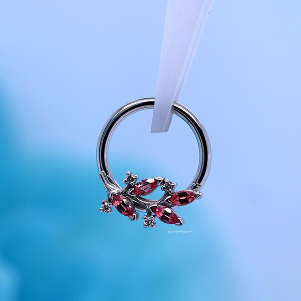 BVLA Bitter Sweet with Chatham Padparadscha Sapphire | Diamond