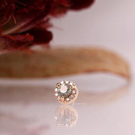 Halo with Celery Montana Sapphire | Diamond