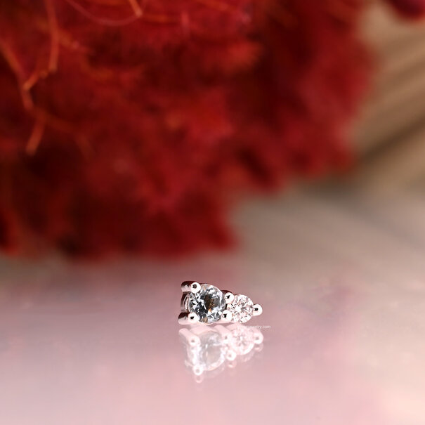 BVLA Jeanie with Swiss Blue Topaz | Diamond