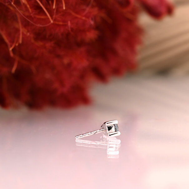 BVLA Jeanie with Swiss Blue Topaz | Diamond