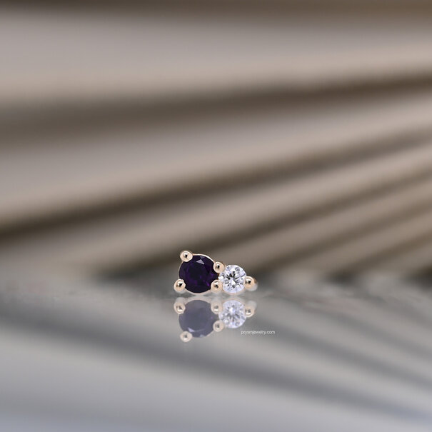 BVLA Jeanie with Amethyst | Diamond