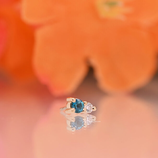 BVLA Jeanie with Paraiba Topaz | Diamond