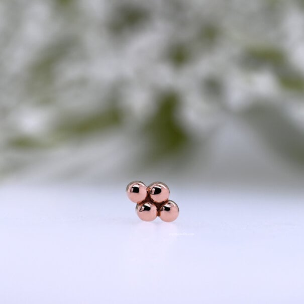 Prysm Body Jewelry Quad Bead Cluster