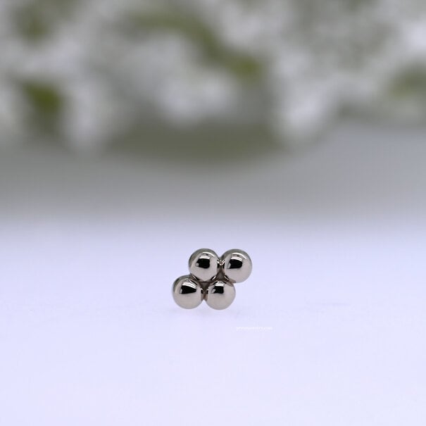 Prysm Body Jewelry Quad Bead Cluster