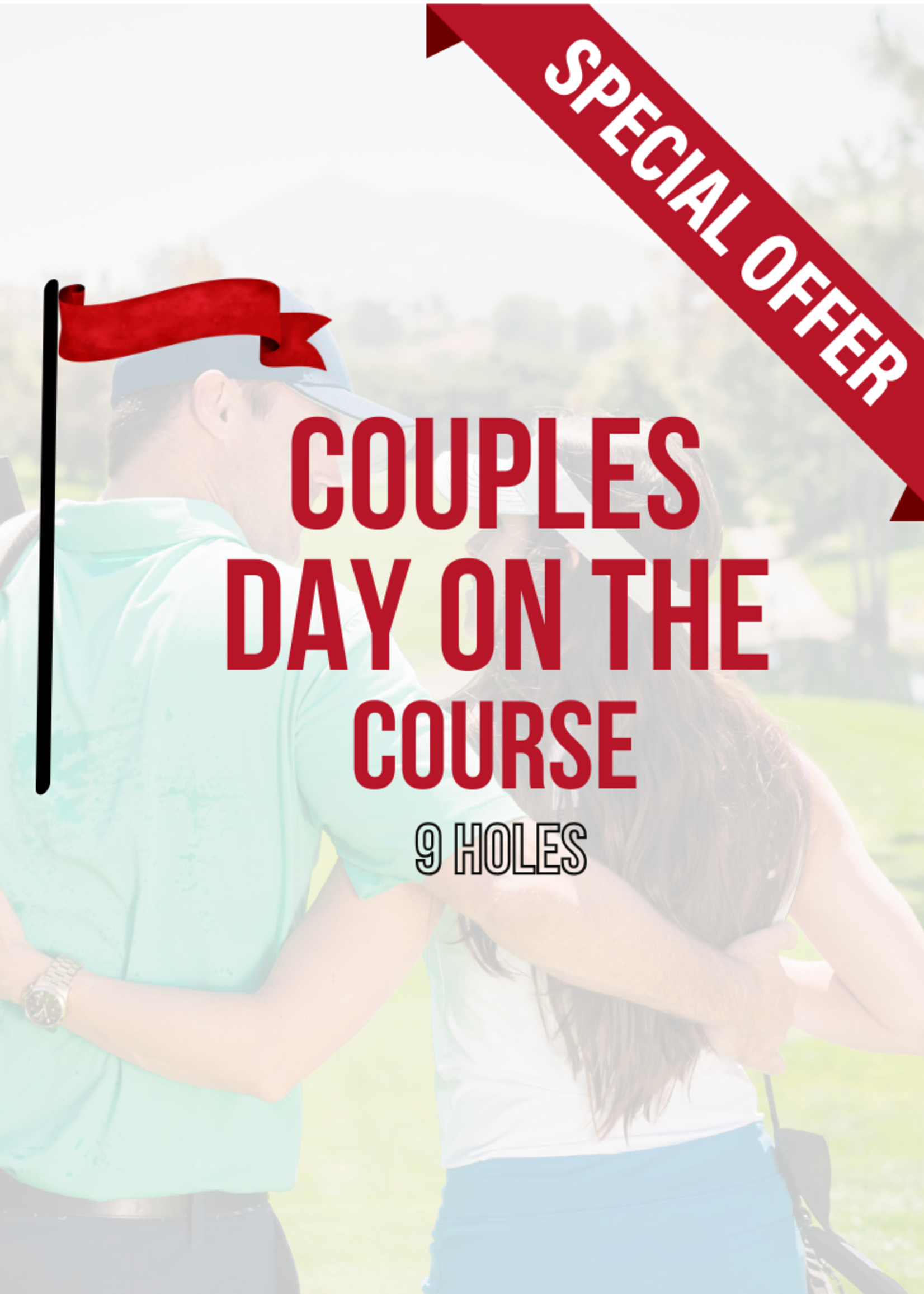 Couples Day On The Course:  9 Holes for 2 players, Shared Cart. Bonus 2200 WTREWARD Points (Value $22)!!