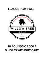 2026 LEAGUE PLAY PACKAGE - 18 rounds of 9 holes without Cart