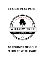 2026 LEAGUE PLAY PACKAGE - 18 rounds of 9 holes with Cart