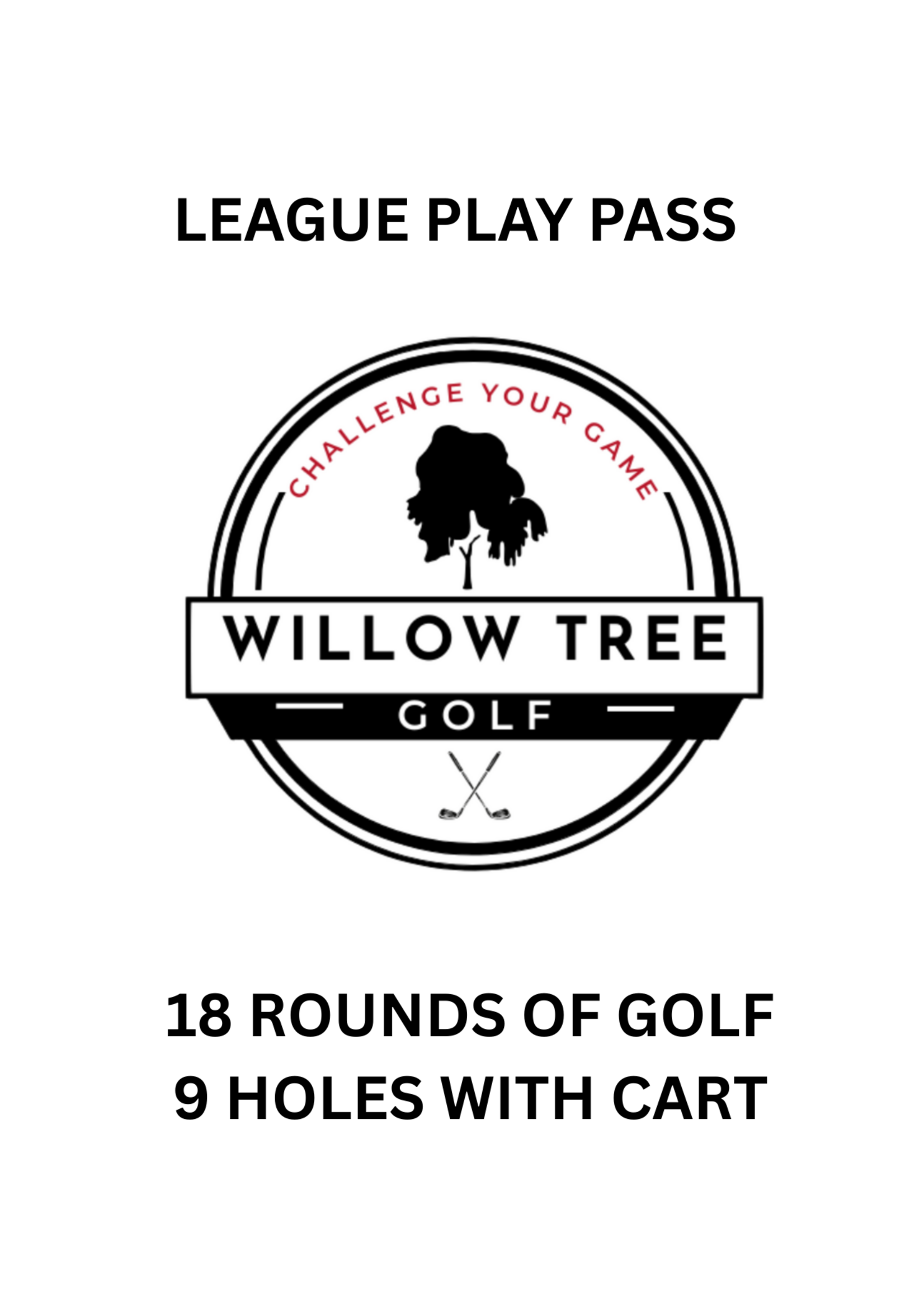 2026 LEAGUE PLAY PACKAGE - 18 rounds of 9 holes with Cart