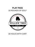2026 PLAY PASS 10 rounds 18 holes with cart
