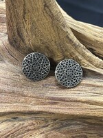 AC01-4501-20 Antique Silver post earrings