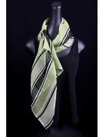 AC Scarf-Green organza scarf w/loop