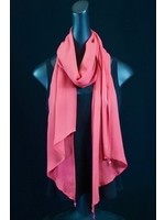 AC Scarf-S2026-Watermelon Single Layer Georgette-13 X 75