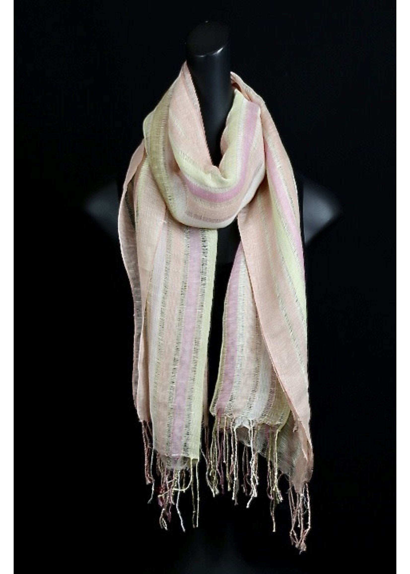 Taleen Co.-0015-Pink/yellow scarf