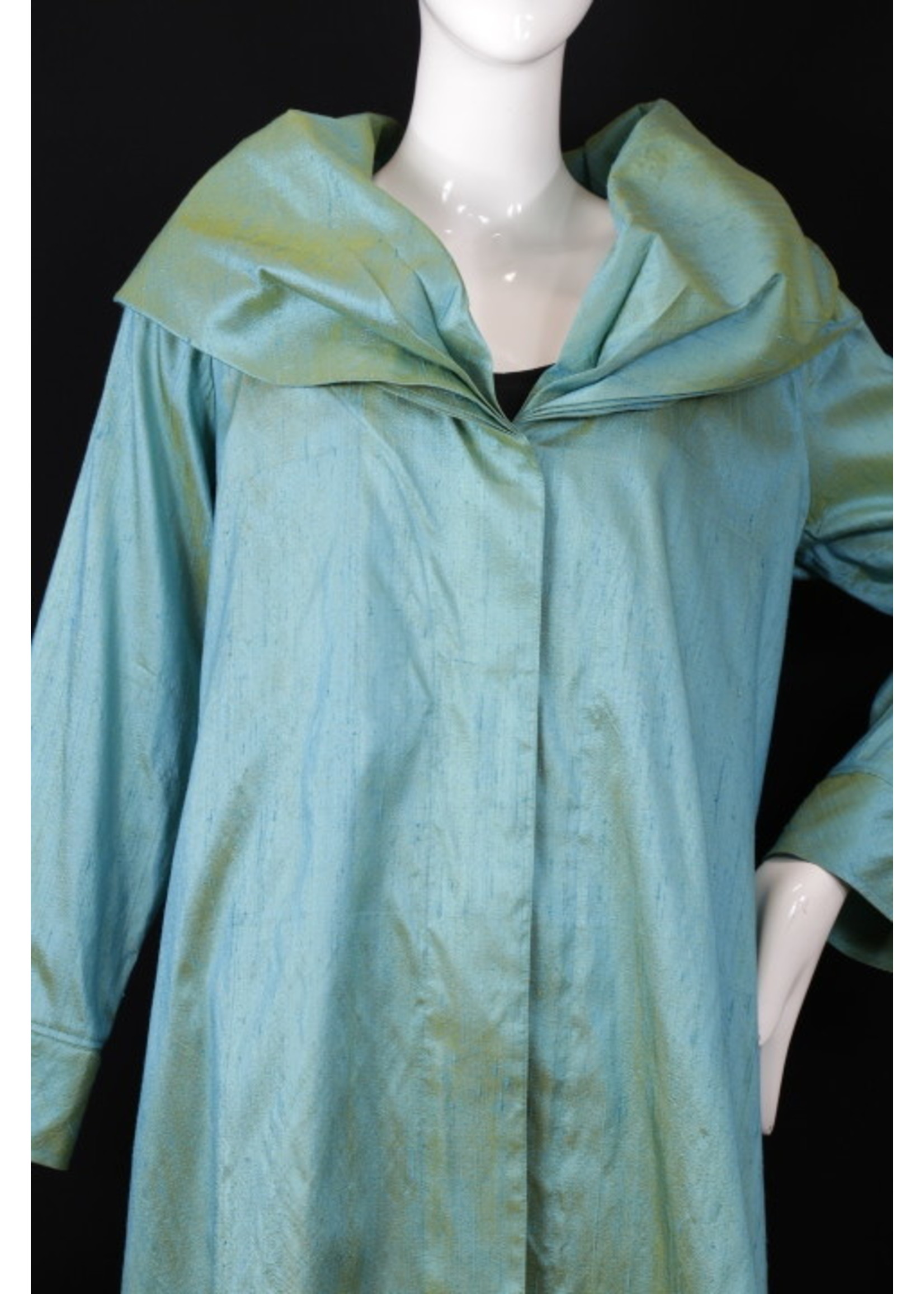 J5585-S2179-NS-XL-Pool silk dupioni jacket